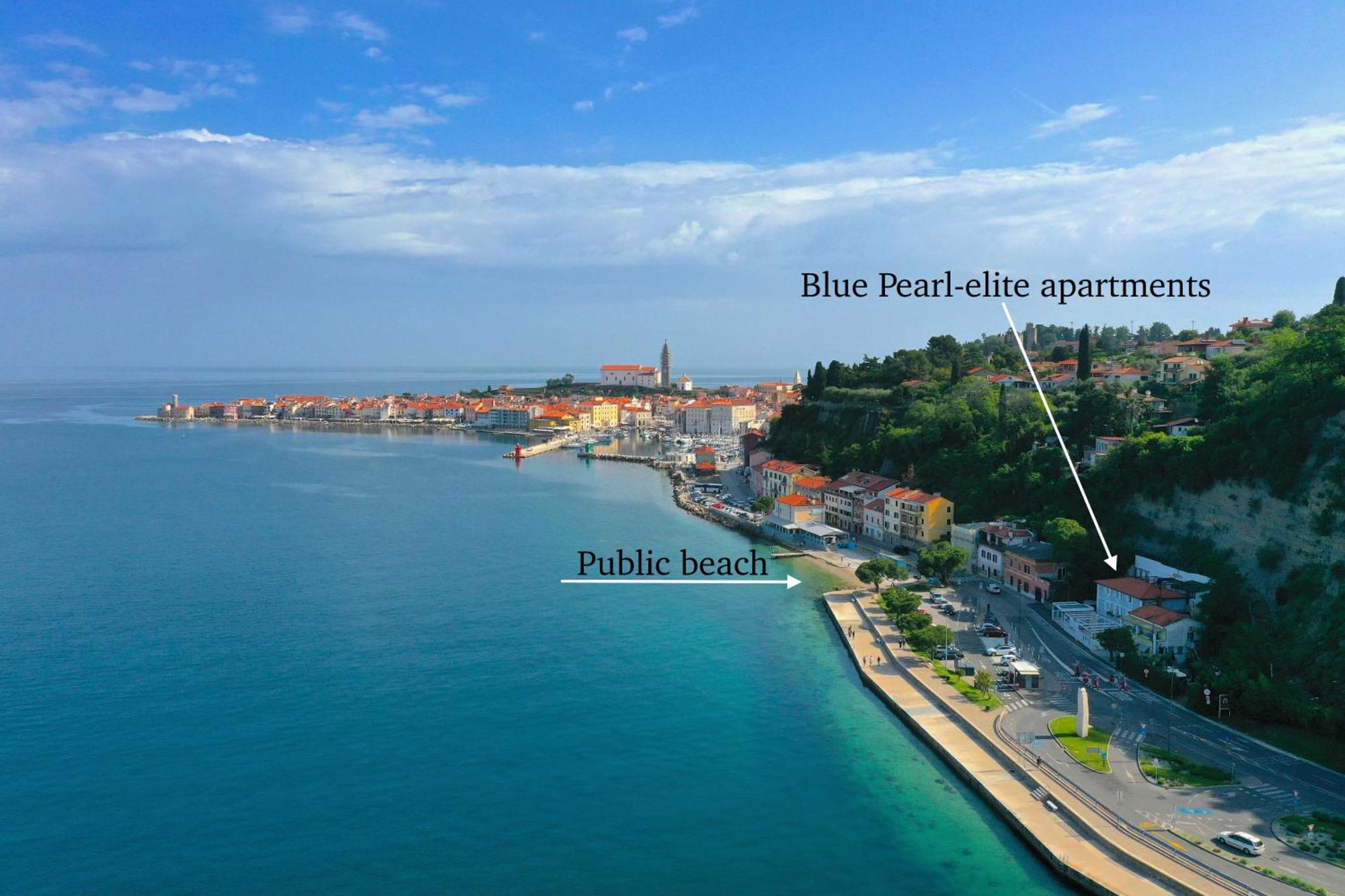 Blue Pearl Elite Apartments Piran Buitenkant foto